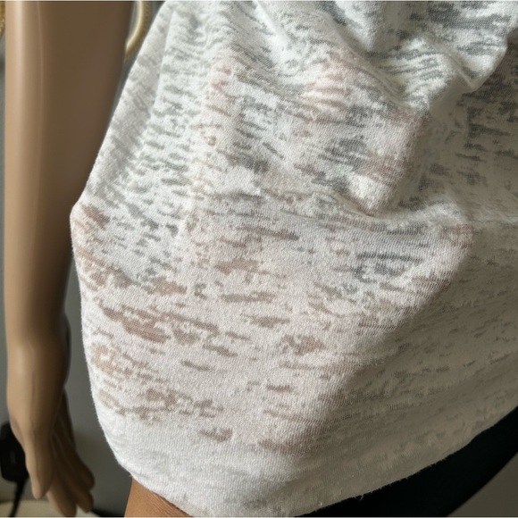 Joe's Women's White Sheer T-Shirt - Picture 2 of 5